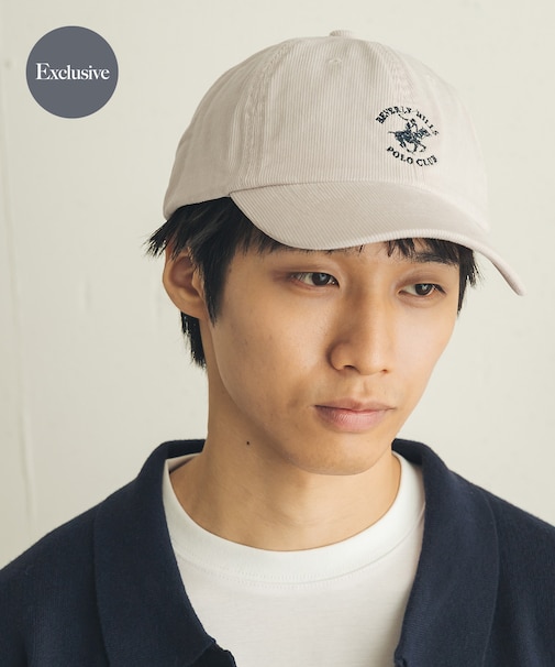 『別注』BEVERLY HILLS POLO CLUB×SENSE OF PLACE CORDUROY CAP