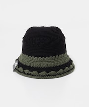 New Era　CROCHET KNIT EXP BLK OLV