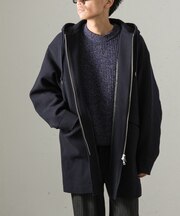 FORK&SPOON ウールフーディーコート