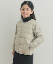 TAION KIDS CREW-NECK BUTTON DOWN JACKET(KIDS)