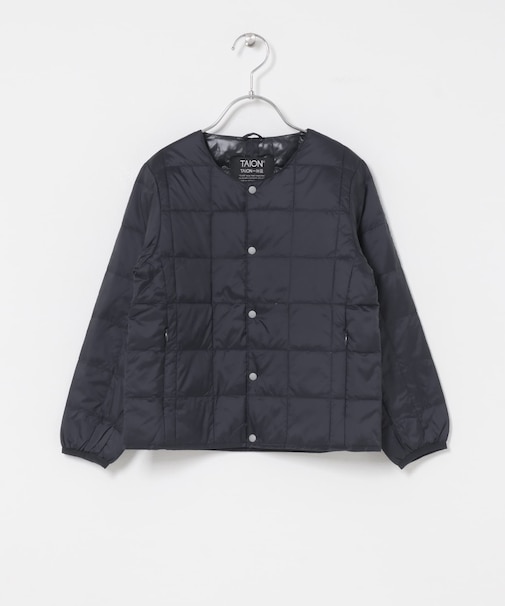 TAION KIDS CREW-NECK BUTTON DOWN JACKET(KIDS)