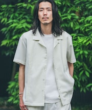 『別注』BAEXFATE×Sonny Label テックリネンショートスリーブシャツ