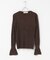 MARILYN MOON　LAME SPANGLE RIB KNIT TOP