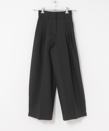 ELENDEEK TUCK COCOON WIDE PANTS