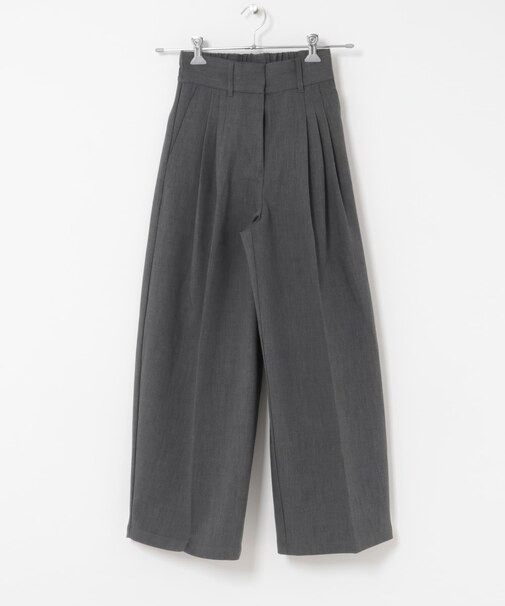 ELENDEEK TUCK COCOON WIDE PANTS