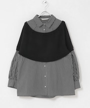 TORRAZZO DONNA　BOLERO LAYERED KNIT TOP