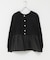 TORRAZZO DONNA　PEARL BUTTON PEPLUM KNIT TOP