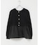 TORRAZZO DONNA　PEARL BUTTON PEPLUM KNIT TOP