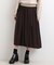 ベルト付ギャザーマキシスカート