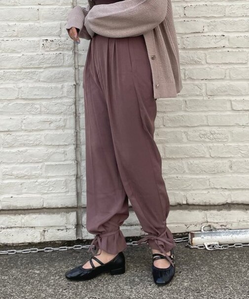 2Waｙ裾絞りパンツ