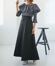 バルーンカラーニット