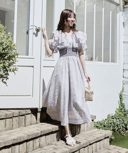 ◇∞ダブルカラーコルセットワンピース