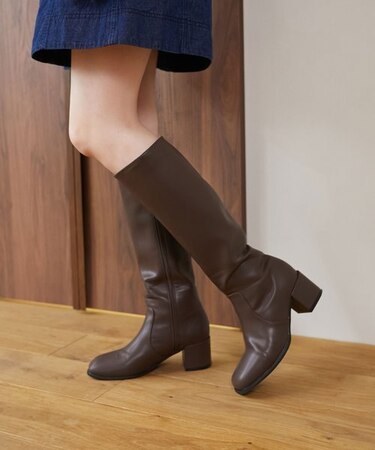 ☆ZIP美脚ロングブーツ