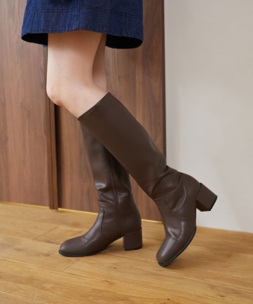 ☆ZIP美脚ロングブーツ