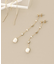 繊細ビジューピアス