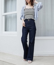 美脚フレアパンツ