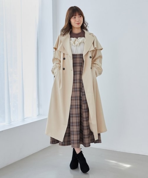ケープロングトレンチコート