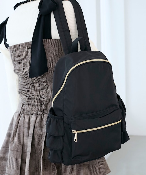 サイドフリルリュック
