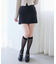 ハイウエストプレーンミニスカート