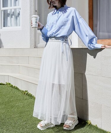 ウエストロゴチュールスカート