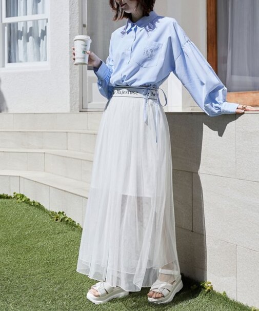 ウエストロゴチュールスカート