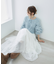 ティアードヘムラインスカート
