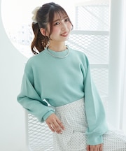 ボリュームスリーブニット