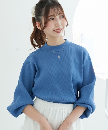 ボリュームスリーブニット
