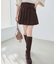 ベルトセットプリーツミニスカパン