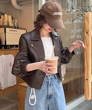 Ladyショートライダース