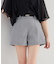 ベルト付きショートパンツ