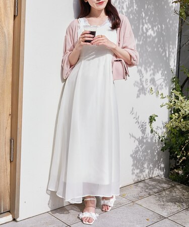 シアーレディキャミワンピ