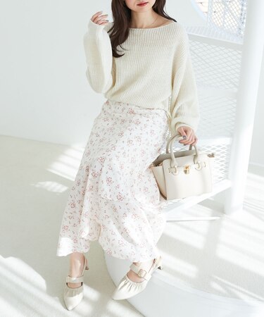 ランダムティアードスカート