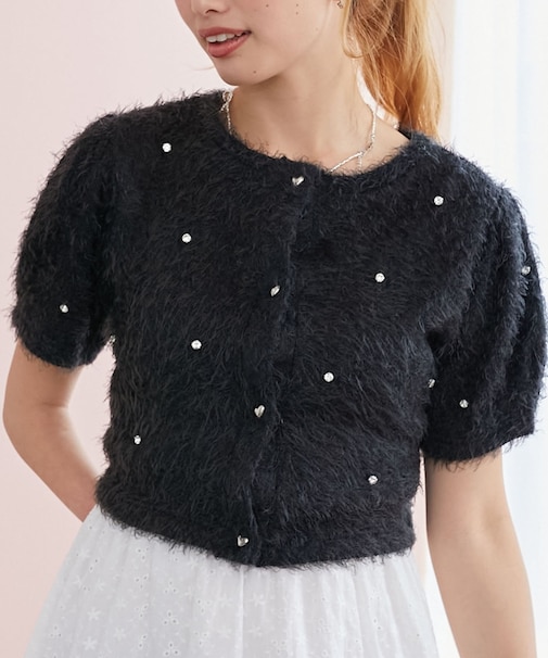 ☆ふわふわビジュートップス