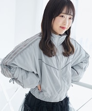 リボンライントラックブルゾン