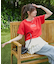 パール付きクロップドロゴTシャツ