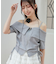 ◎オフショルダブルジップトップス