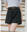 ベルト付きショートパンツ
