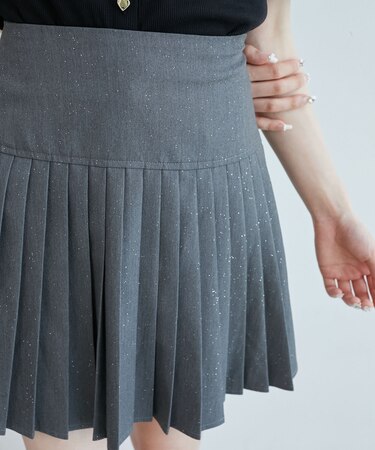 ◎キラキラプリーツスカート