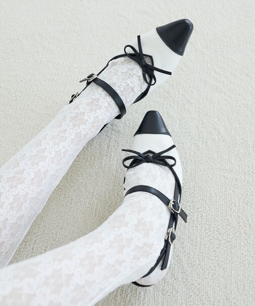 ポインテッドリボンミュール