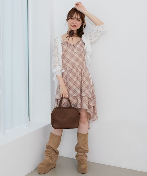 DOT SATIN CAMI ドレス｜マウジーの通販｜&mall（アンドモール）三井
