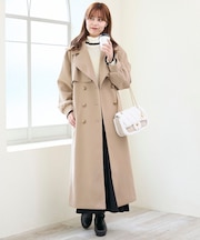 レディロングチェスターコート