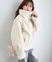 オーバーサイズボアブルゾン