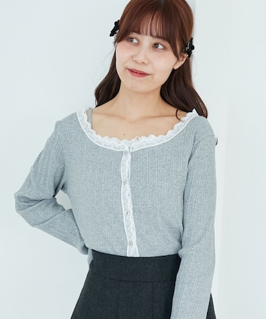 レース使いキャミカーデセット