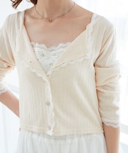 レース使いキャミカーデセット