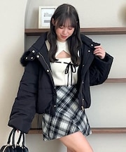 2way中綿フードブルゾン