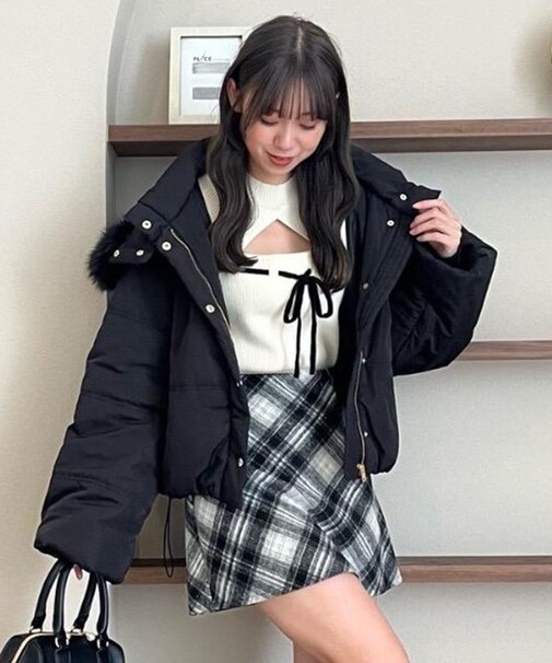 2way中綿フードブルゾン