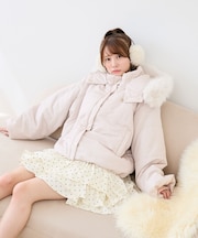 2way中綿フードブルゾン