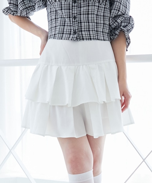 ∞アソートティアードミニスカパン