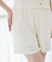 ミニケーブルショートパンツ